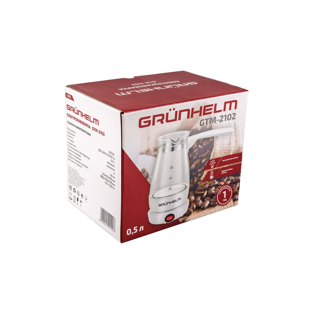 Електрична турка Grunhelm GTM-2102 - зображення 4