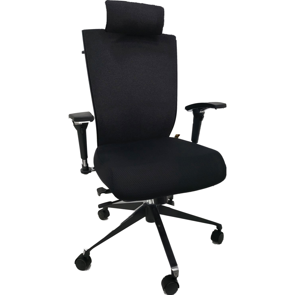 Офісне крісло Barsky ECO Black slider (G-5) - зображення 1