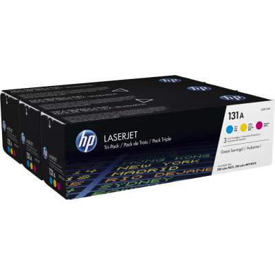 Картридж HP CLJ  131A Tri-Pack (CF211A, CF212A, CF213A) (U0SL1AM) - зображення 1