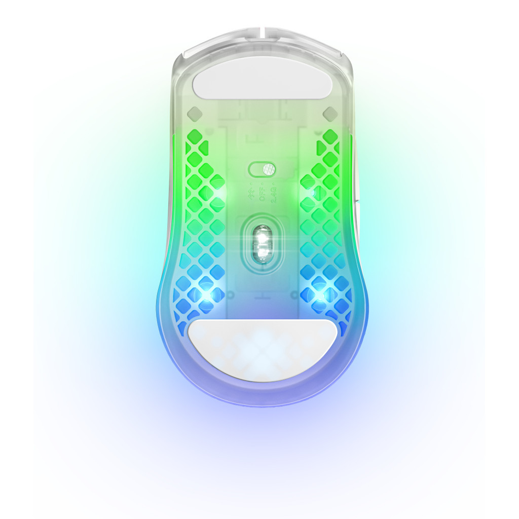 Мишка SteelSeries Aerox 3 Wireless Ghost (62610) - зображення 3