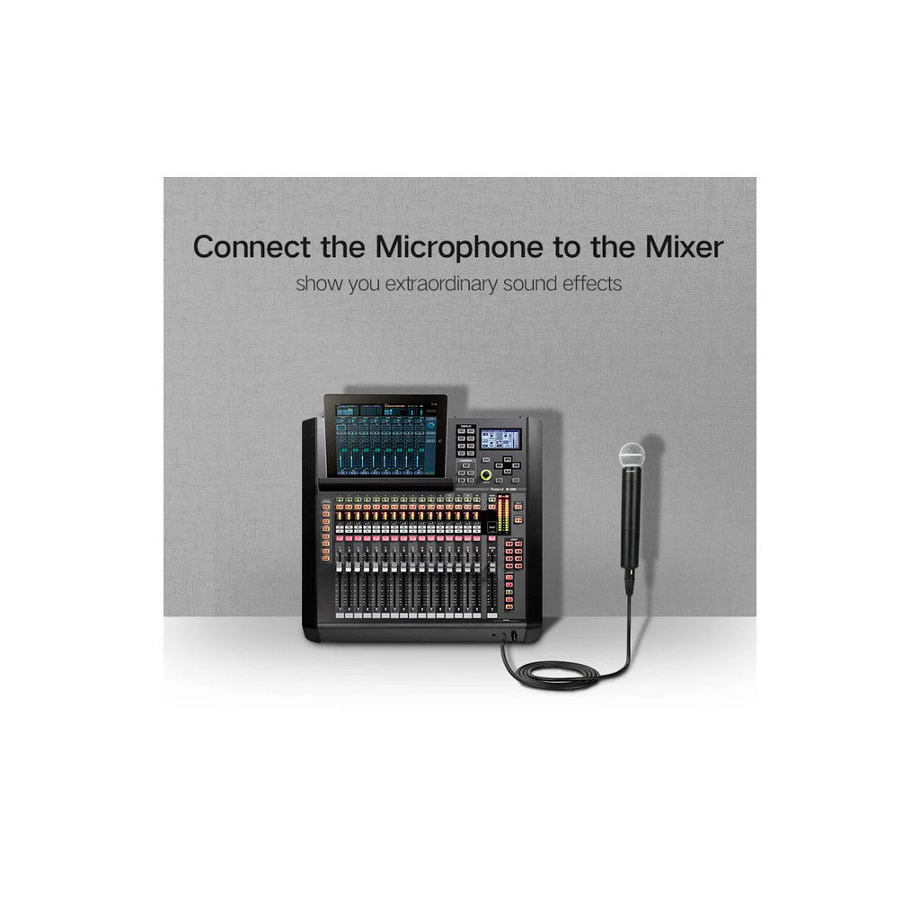 Кабель мультимедійний 6.35mm M to XLR F 2.0m AV131 black UGREEN (20719) - зображення 5