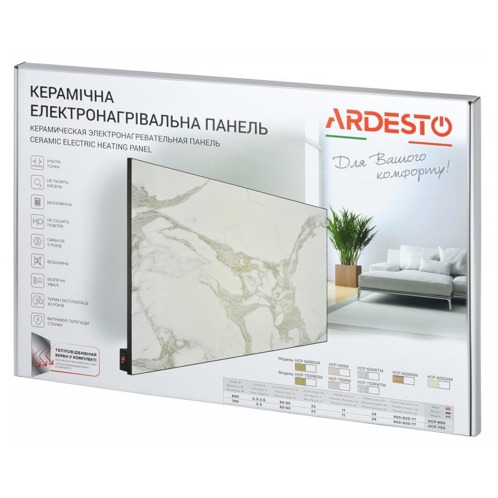 Обігрівач Ardesto HCP-600WTM - зображення 7