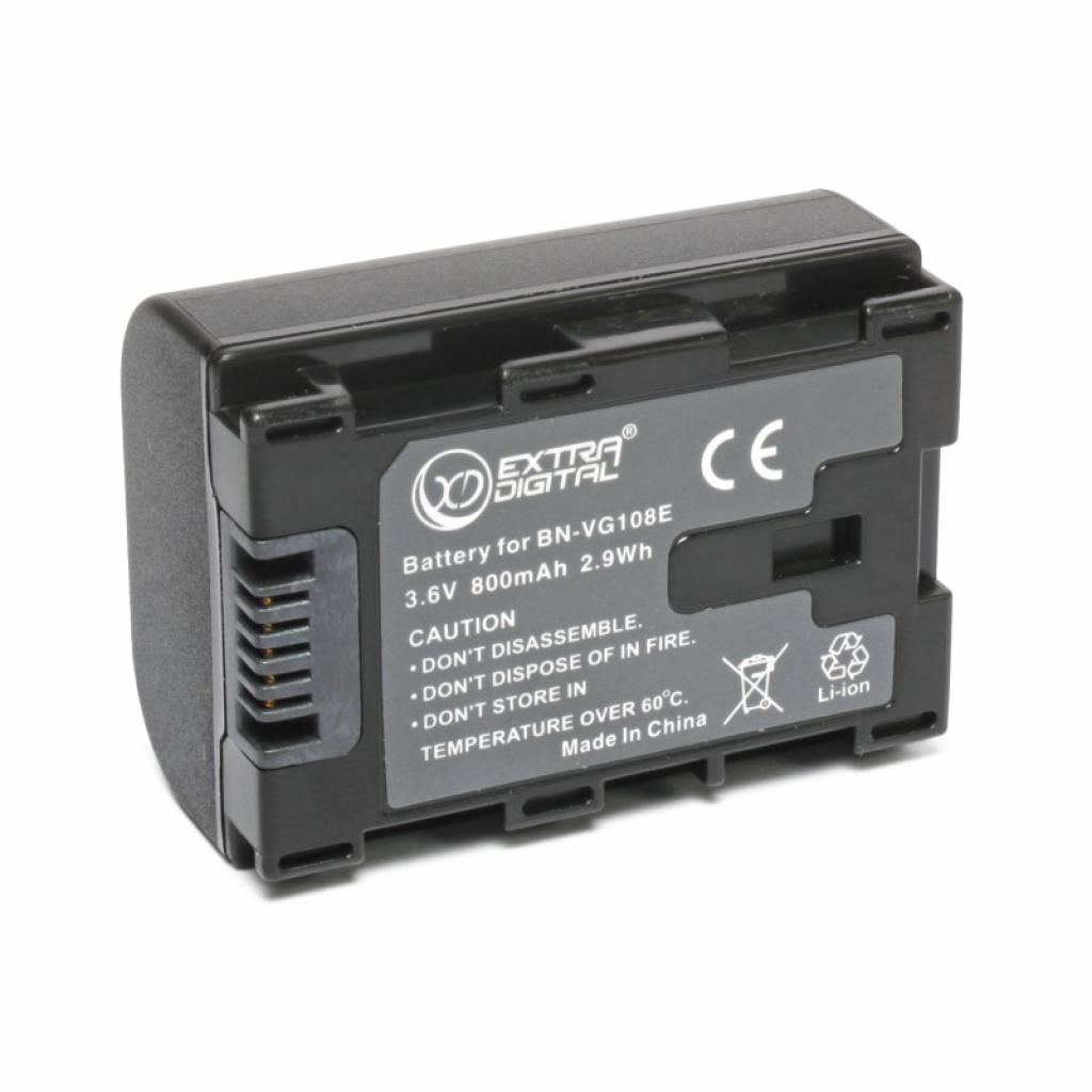 Акумулятор до фото/відео Extradigital JVC BN-VG108E (chip) (BDJ1309) - зображення 1