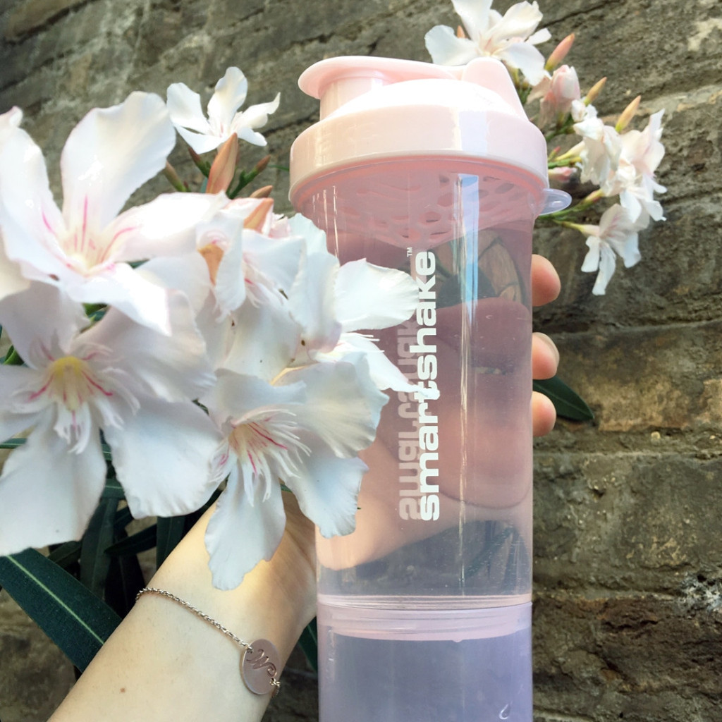 Шейкер спортивний SmartShake Slim 500ml Cotton Pink (10252501) - изображение 8