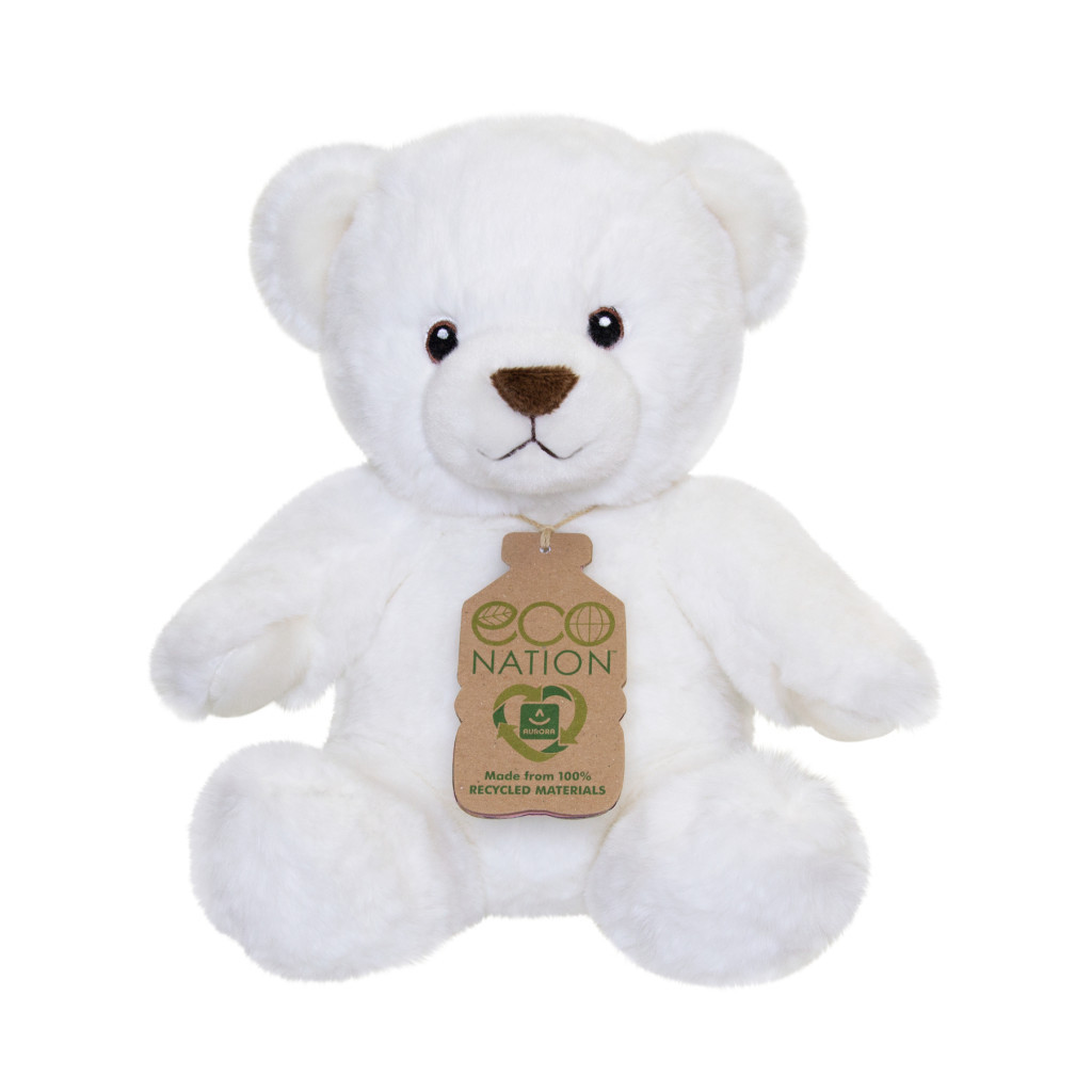 М'яка іграшка м'яконабивна Aurora ECO Ведмідь білий 25 см (200815D) - зображення 1