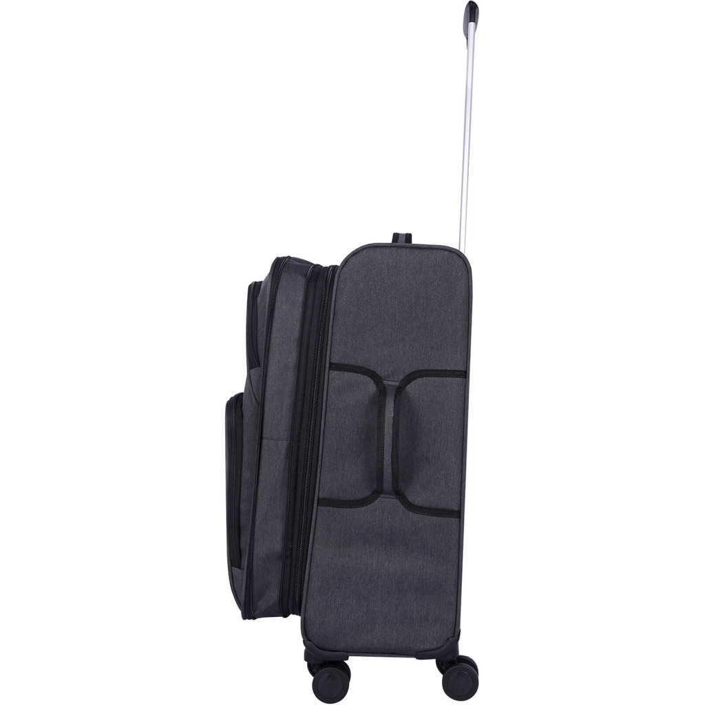 Валіза Bagland Валенсія середня 63 л. сірий (003796924) (972715804) - зображення 3