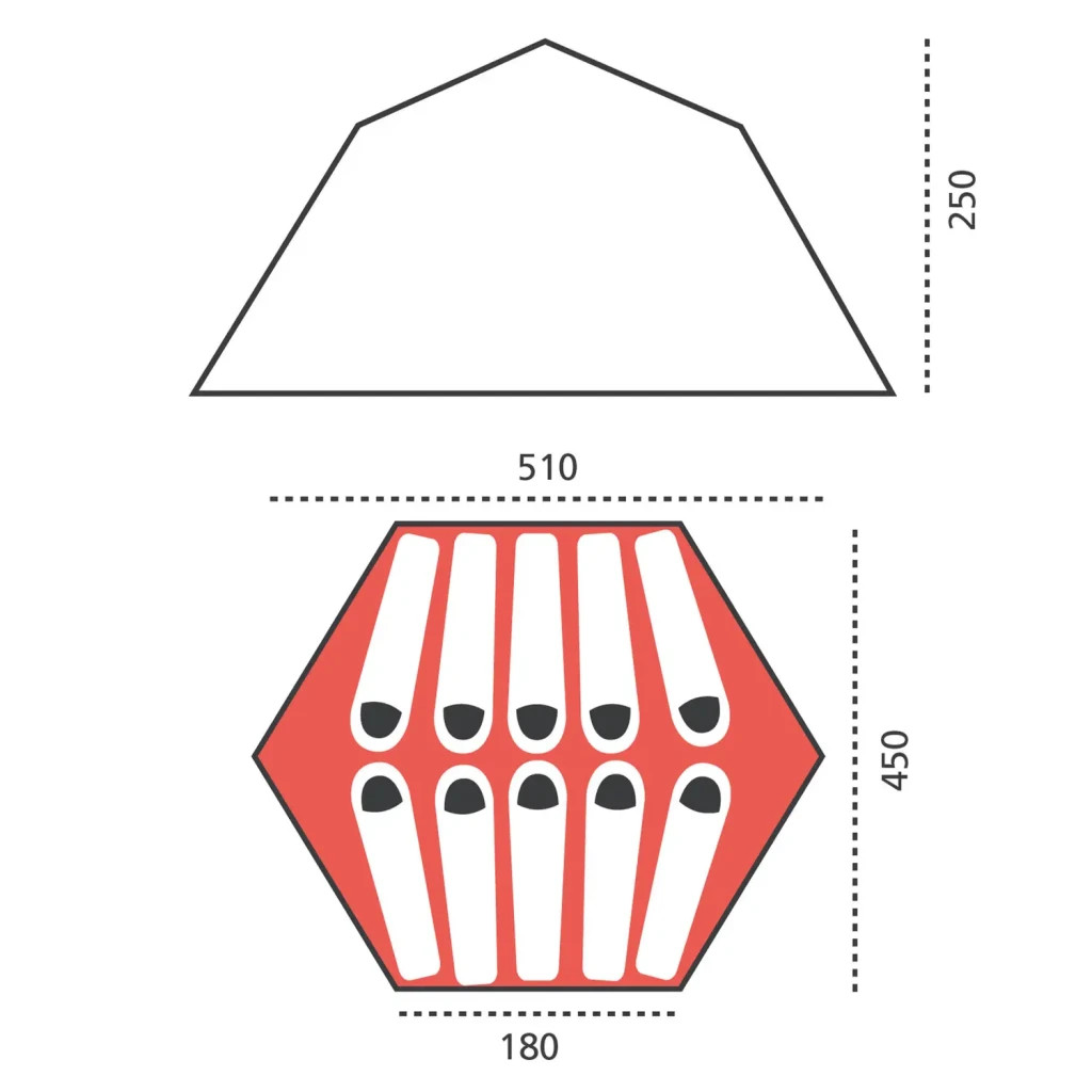 Намет Grand Canyon Black Knob 10 Capulet Olive (330015) - зображення 12