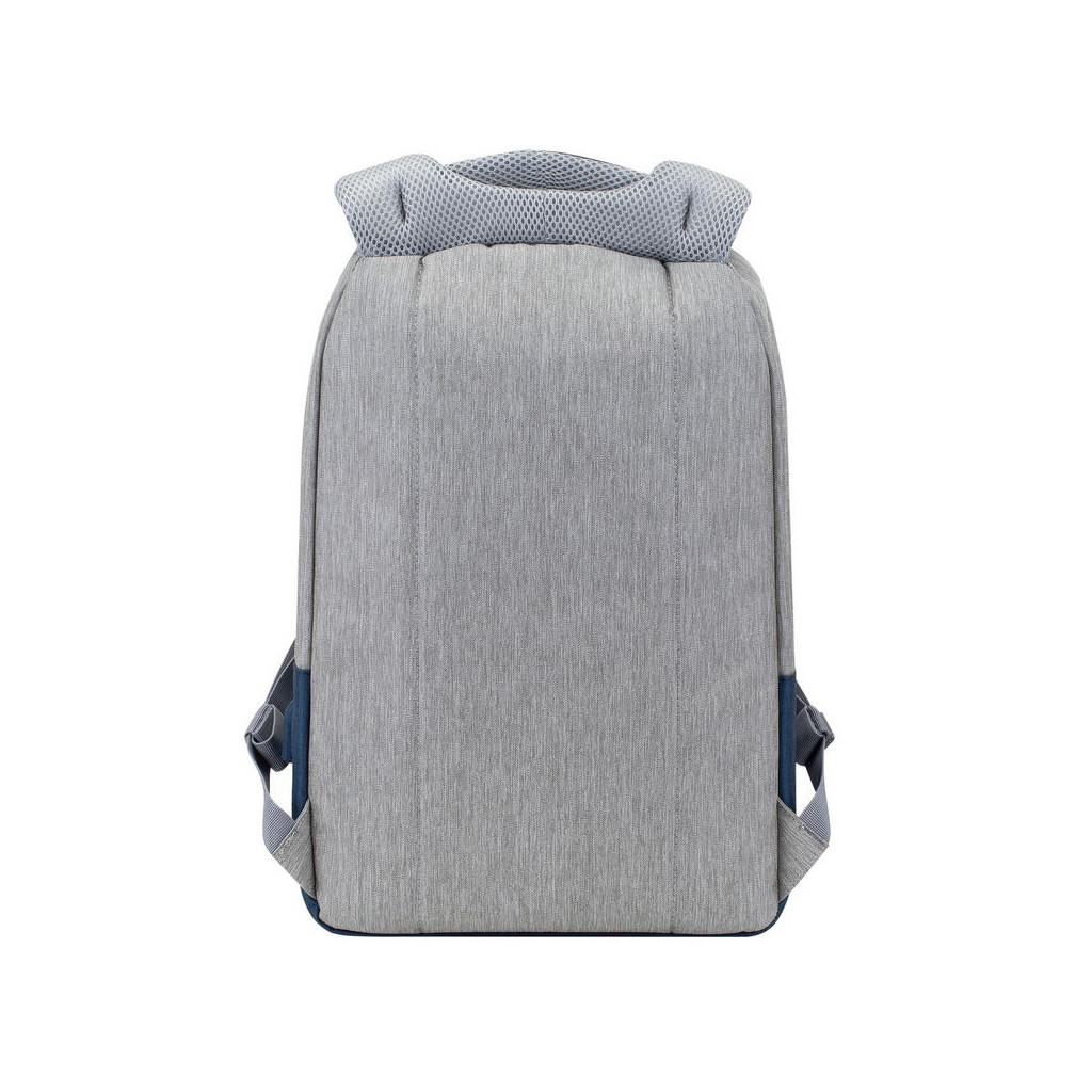 Рюкзак для ноутбука RivaCase 15.6" 7562 Anti-theft, water-repellent, Grey / Dark Blue (7562Grey/DarkBlue) - зображення 3