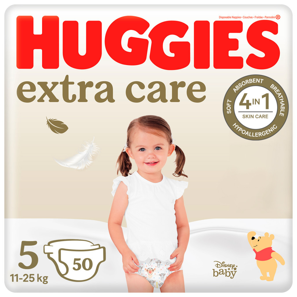 Підгузки Huggies Extra Care 5 (11-25 кг) 50 шт (5029053578132) - зображення 1