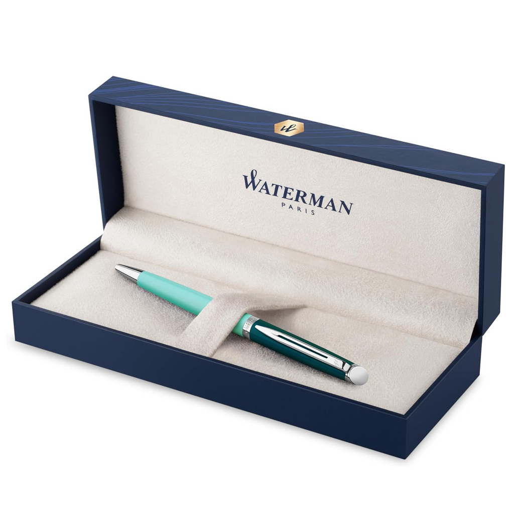 Ручка кулькова Waterman HEMISPHERE Colour Blocking Green CT BP (22 583) - изображение 4