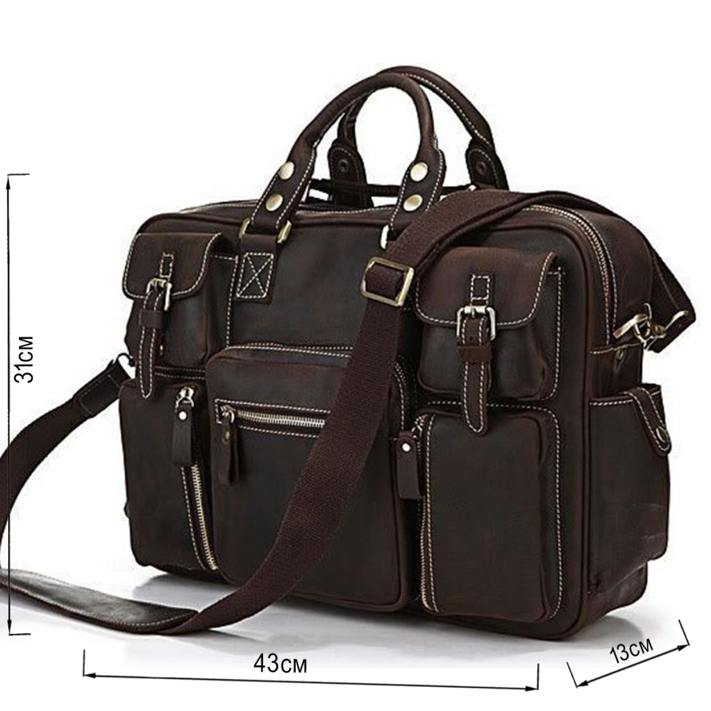 Сумка Vintage Коричнева (14052) - зображення 3