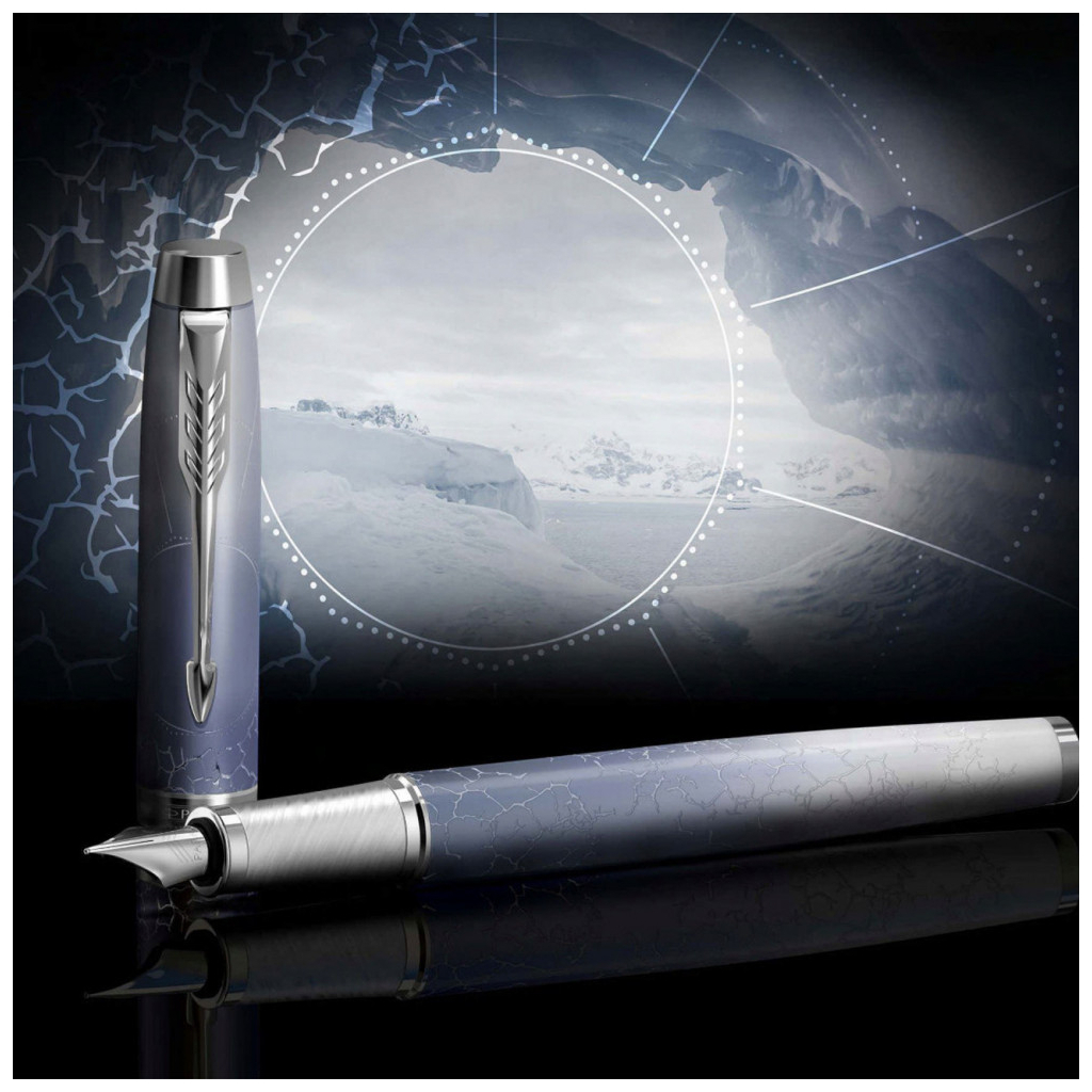 Ручка пір'яна Parker IM 17 Premium SE Last Frontier Polar CT  FP F (25 411) - изображение 7
