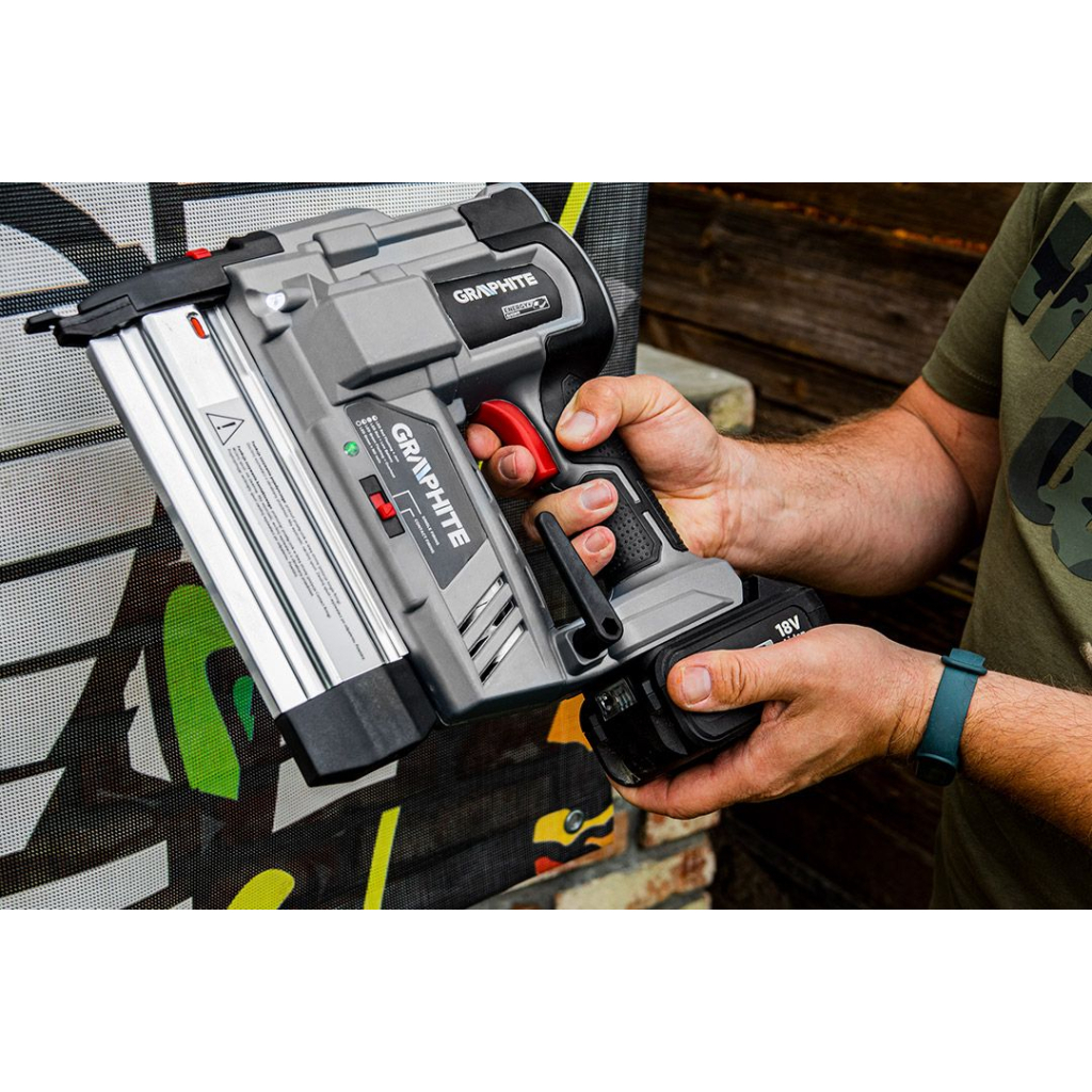 Цвяхозабивач Graphite Energy+ 18V, цвяхи до 50мм, скоби до 40мм, 2.64кг (без АКБ та ЗП) (58G081) - изображение 2