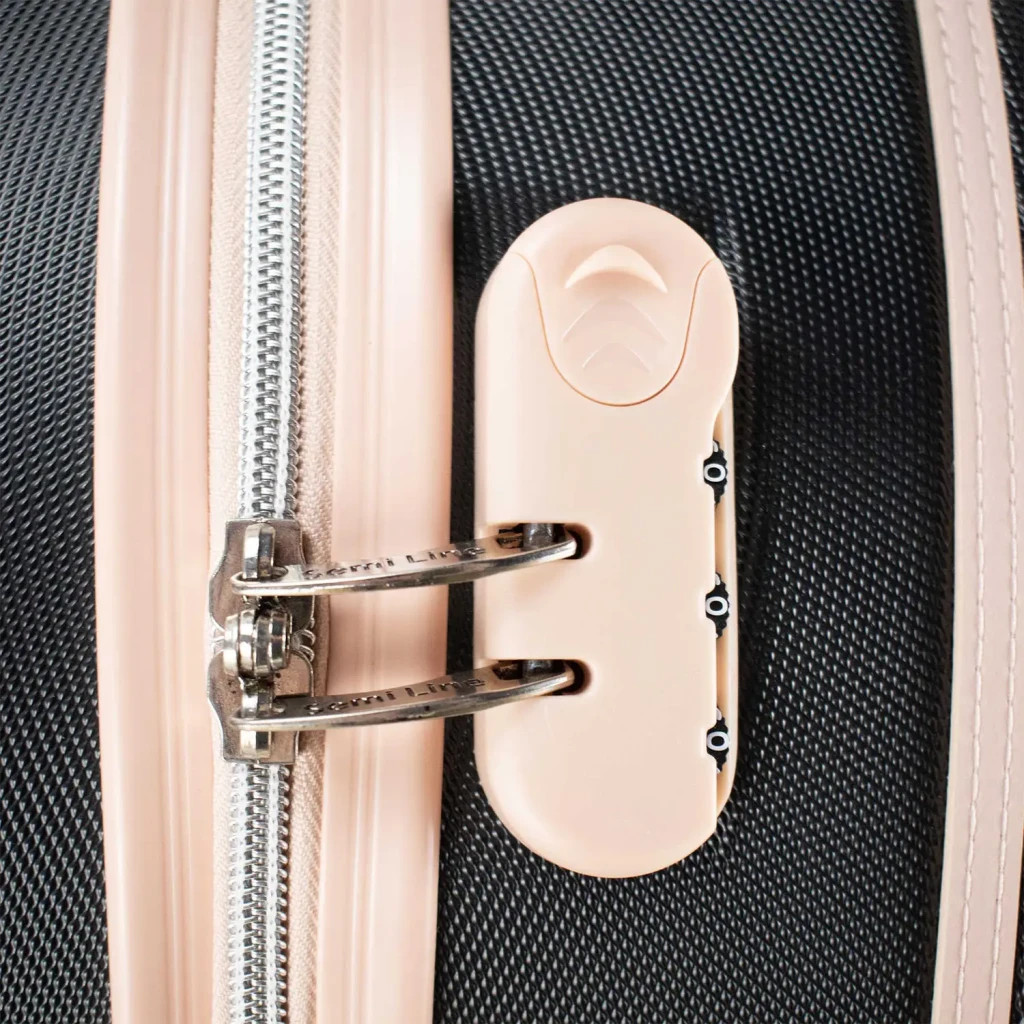 Валіза Semi Line 20" (S) Black/Pink Cream (T5671-2) (DAS302670) - зображення 8