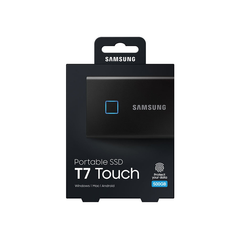 Накопичувач SSD USB 3.2 500GB T7 Touch Samsung (MU-PC500K/WW) - зображення 11