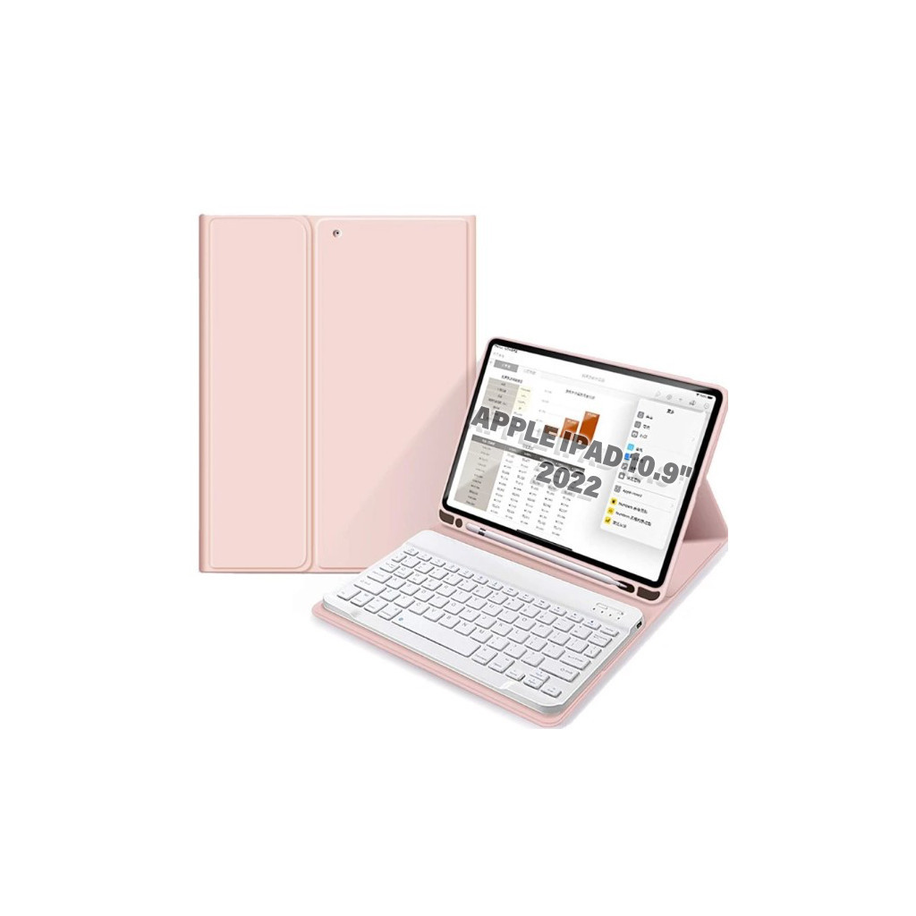 Чохол до планшета BeCover Keyboard Apple iPad 10.9" 2022 Pink (711142) - зображення 1