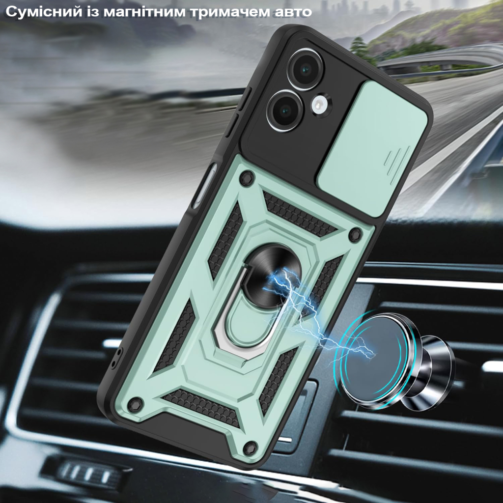 Чохол до мобільного телефона BeCover Military Samsung Galaxy A07 SM-A075 Dark Green (713899) - зображення 3