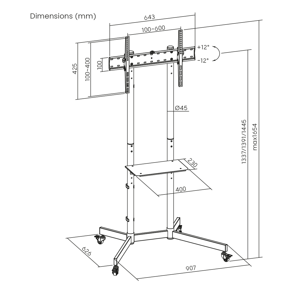 Стійка презентаційна ITech T1042TE - зображення 8
