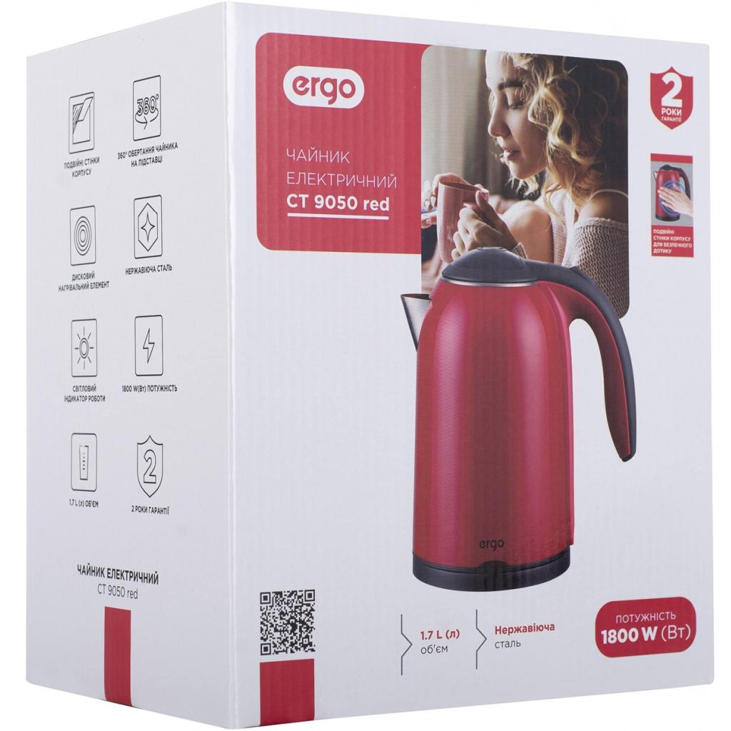 Електрочайник Ergo CT 9050 red (CT9050) - зображення 6