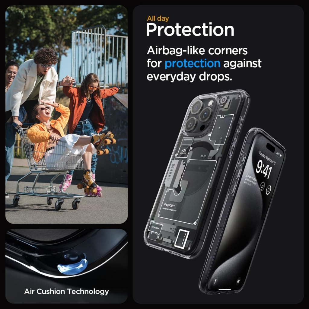 Чохол до мобільного телефона Spigen Apple iPhone 15 Pro Ultra Hybrid MagFit Zero One (ACS06721) - зображення 6