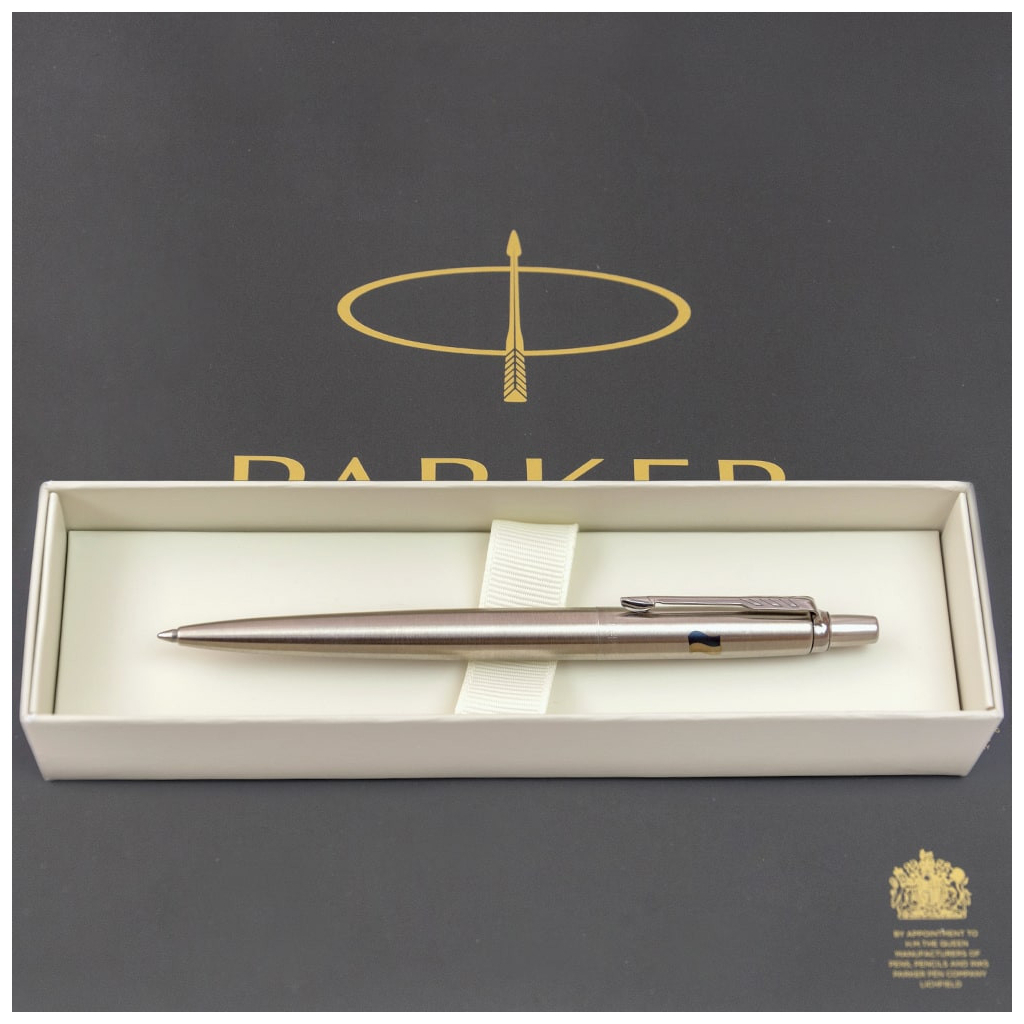 Ручка кулькова Parker JOTTER 17 UKRAINE SS CT BP Прапор жовто-синій на ковпочку (16132_T008c2) - зображення 5