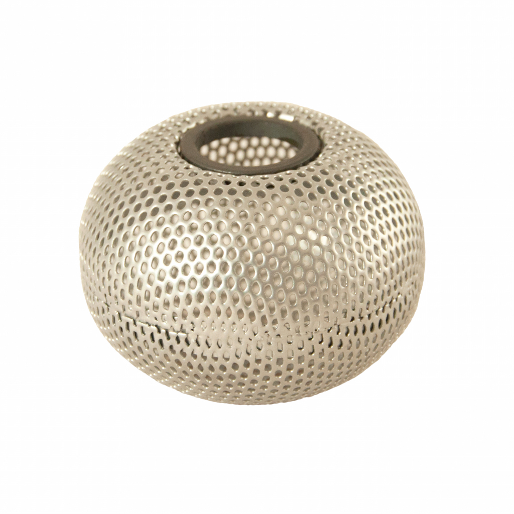 Підставка для скріпок Buromax ШАР, 75х54 мм, металева, срібляста (BM.6220-24) - зображення 1