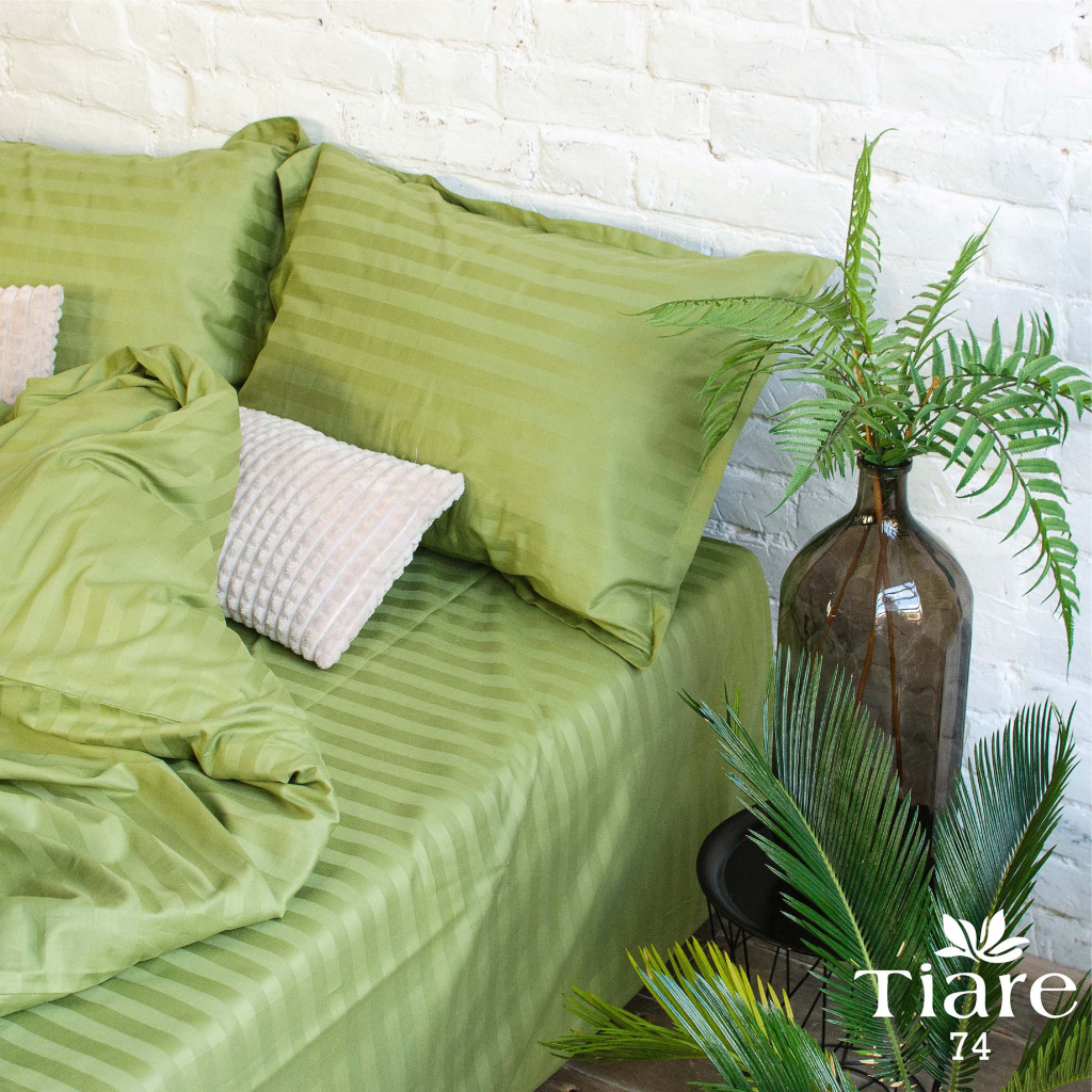 Постільна білизна Tiare 74 Сатин Страйп Кольоровий полуторна (74_Stripe_pl) - зображення 2