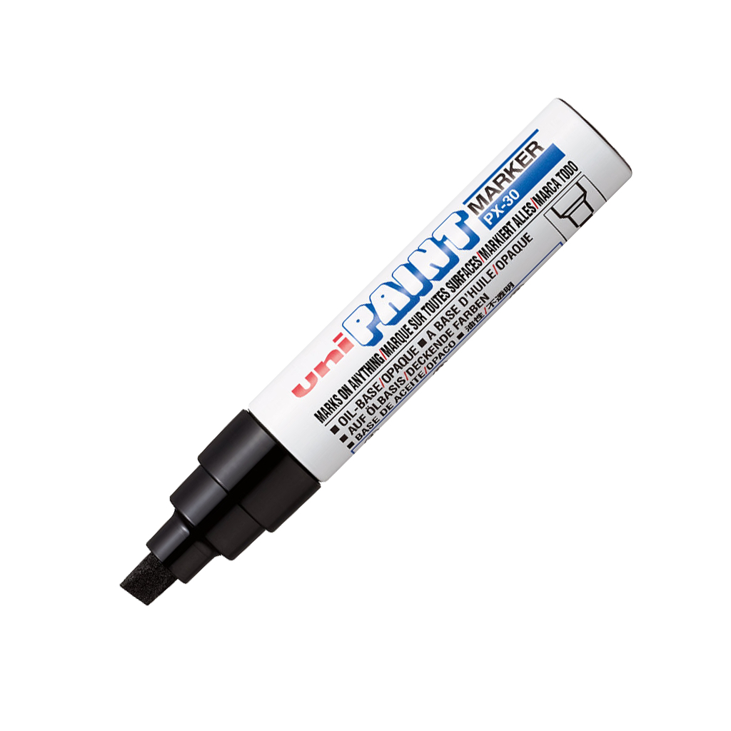 Маркер UNI Paint 4-8,5мм, чорний (PX-30 BLACK) - зображення 1