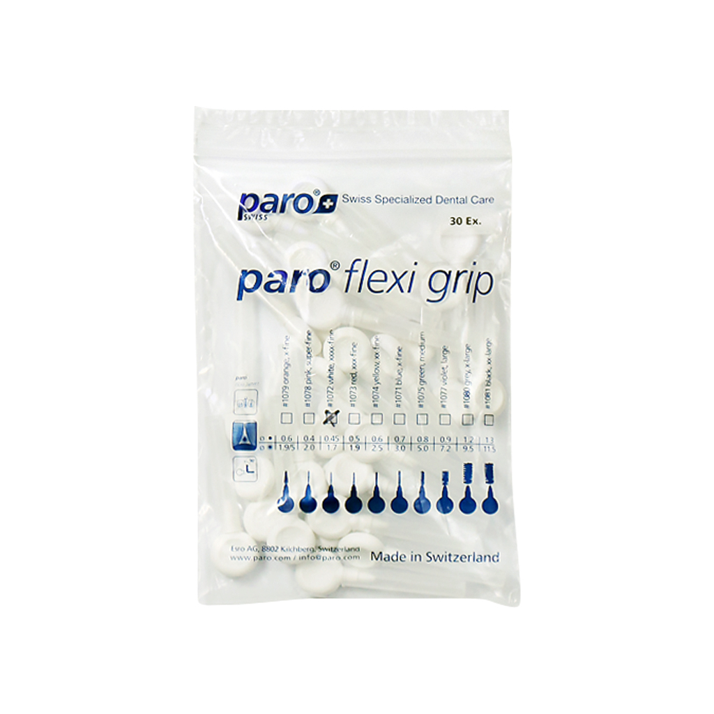 Щітки для міжзубних проміжків Paro Swiss Flexi Grip xxxx-тонкі Ø 1.7 мм 30 шт. (7610458810729) - зображення 2
