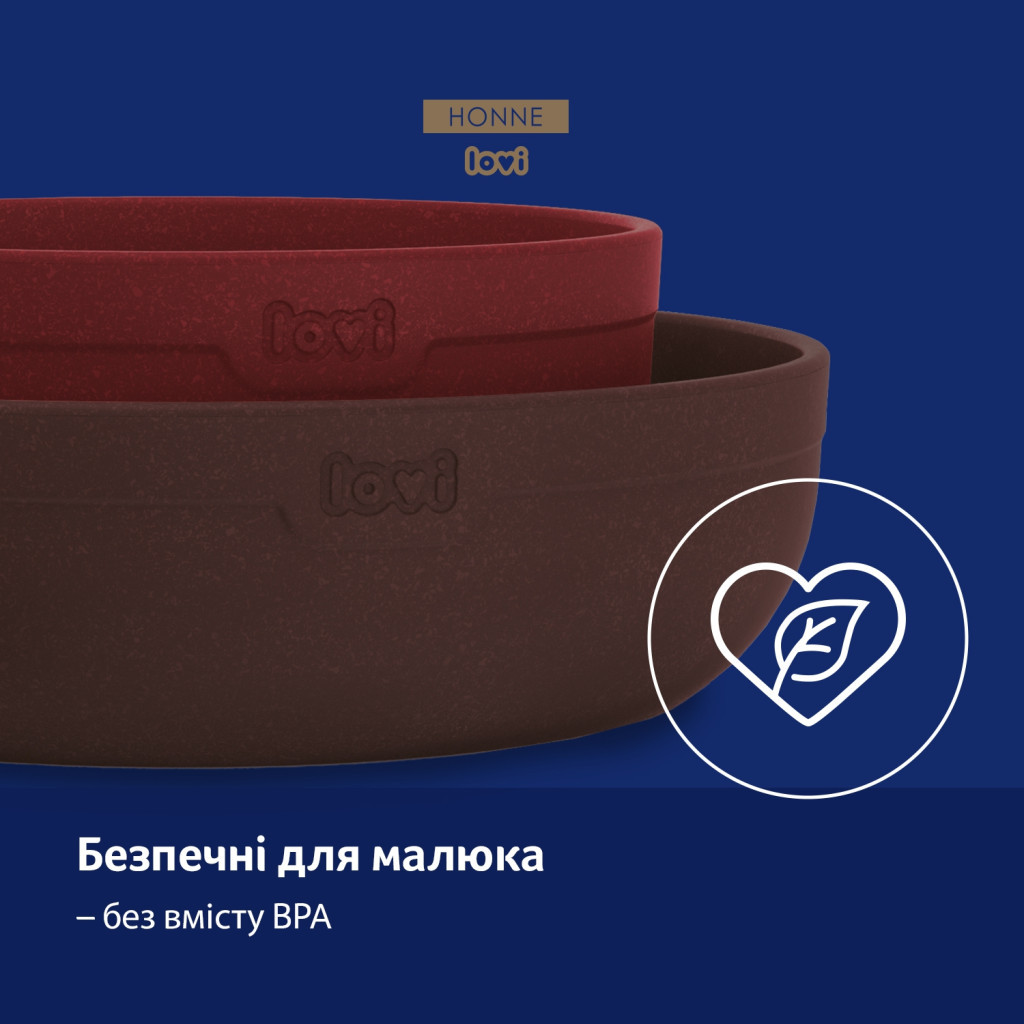 Тарілка дитяча Lovi Pistachio Tamarillo Бордові 2 шт (21/531_red) - зображення 4