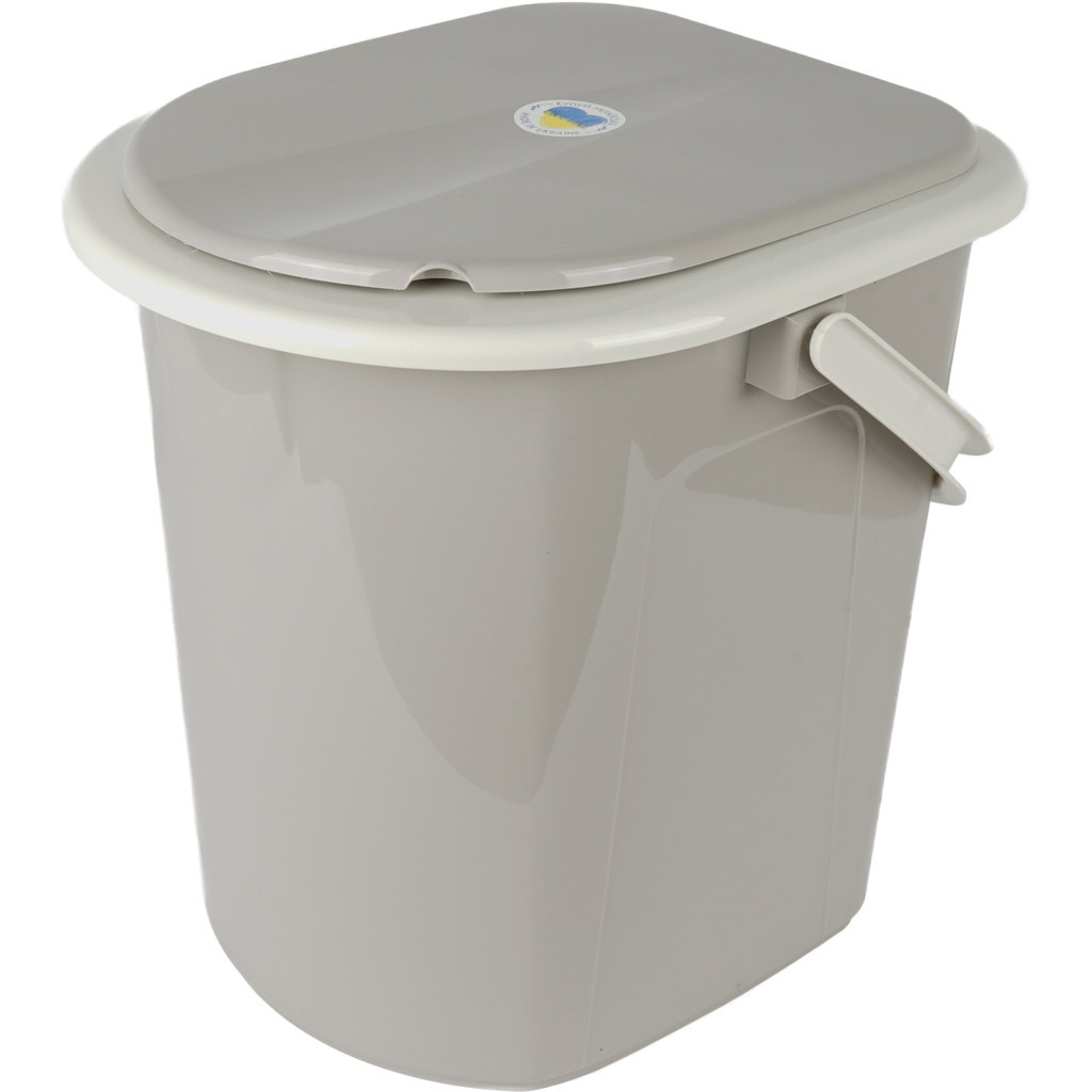 Відро-туалет Алеана Какао/біла троянда 22 л (алн 171096/какао/біла роза) - изображение 3