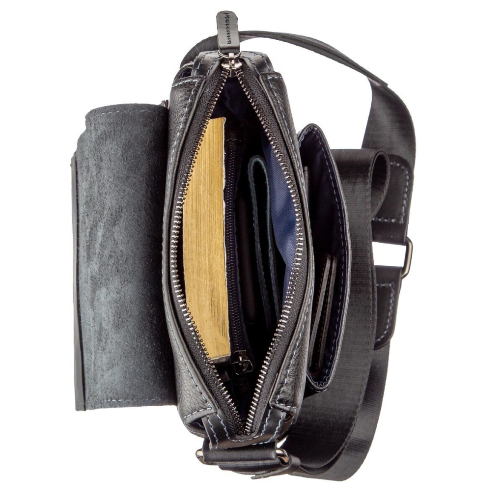 Сумка Shvigel Шкіряна Чорна (11174) - зображення 6