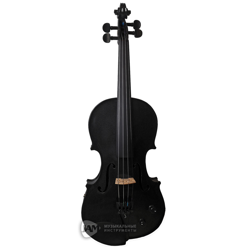 Скрипка Stentor Harlequin Electric Violin Outfit 4/4 Black (1515ABK) - зображення 11