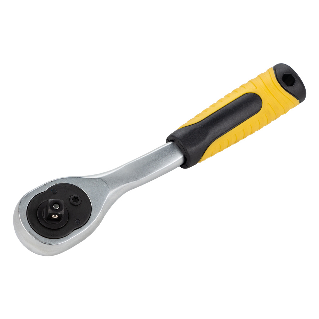 Тріскачка Sigma із вигнутою ручкою 1/4" 150мм 72T CrV (6050071) - изображение 4