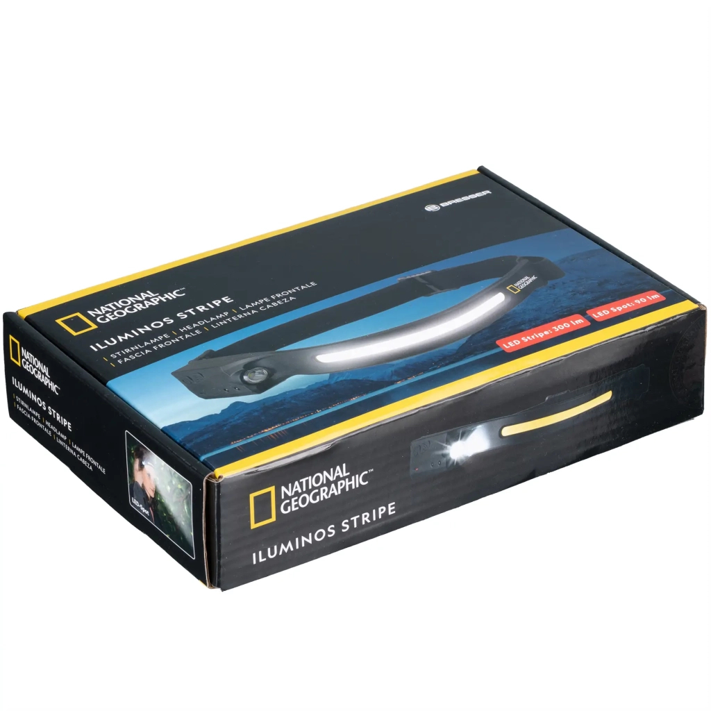 Ліхтар National Geographic Iluminos Stripe 300 lm + 90 Lm USB Rechargeable (930158) - зображення 5