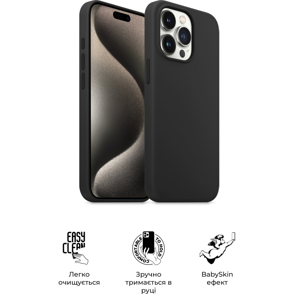 Чохол до мобільного телефона Armorstandart ICON2 Case Apple iPhone 15 Pro Max Black (ARM70528) - зображення 3