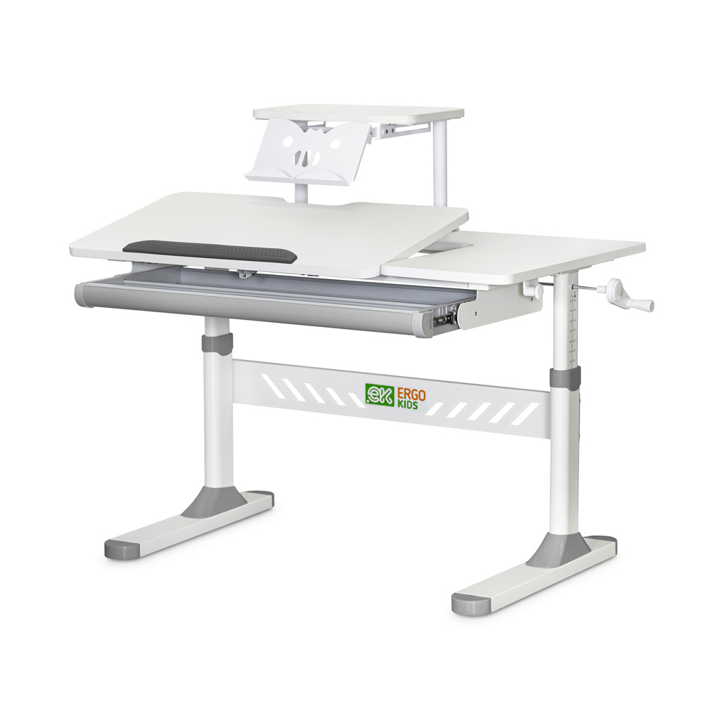 Парта ErgoKids з полицею Grey (TH-310 W/G + BD-S30 G) - зображення 1