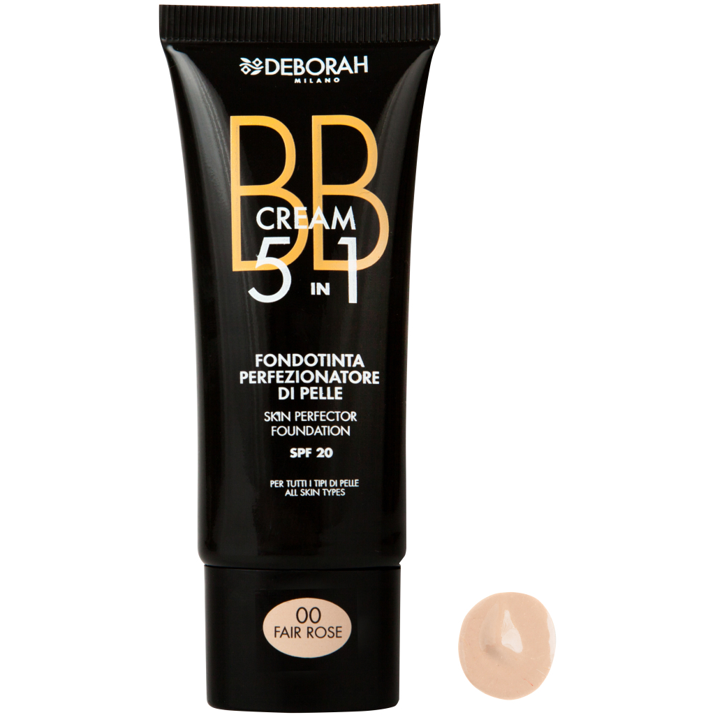BB-крем Deborah 5-in-1 Foundation SPF20 00 - Fair Rose 30 мл (8009518145885) - изображение 1