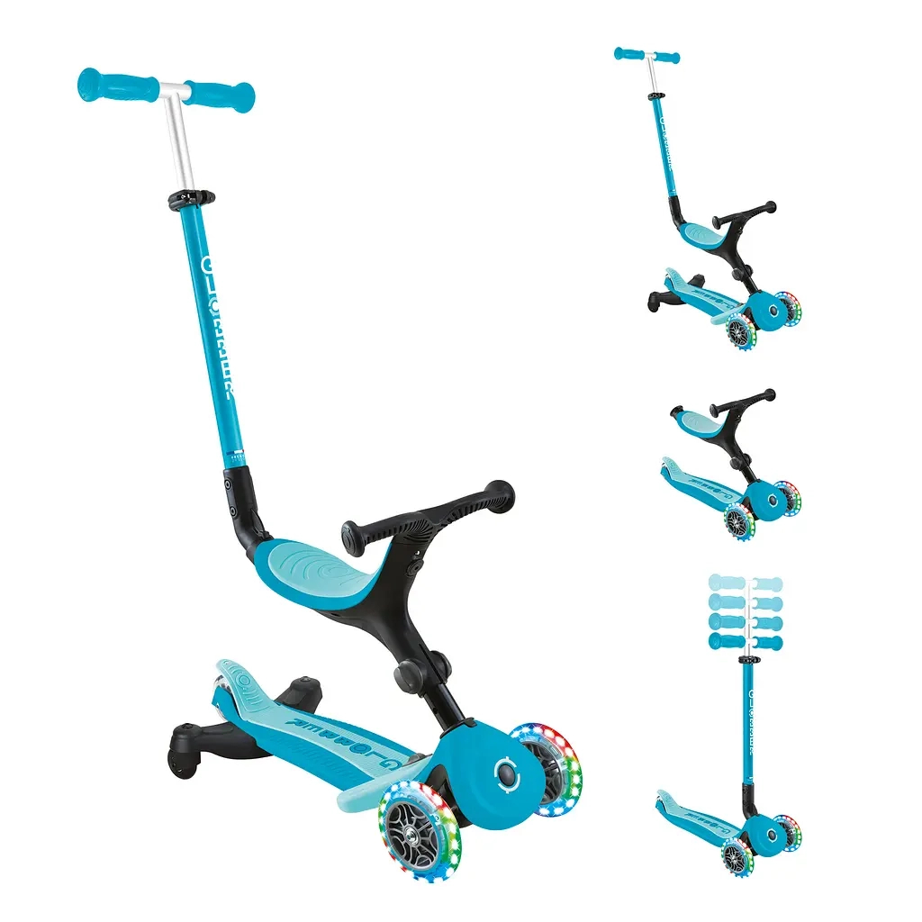 Самокат Globber серії Go Up Active 360 аква Колеса з підсвічуванням (749-300) - зображення 12