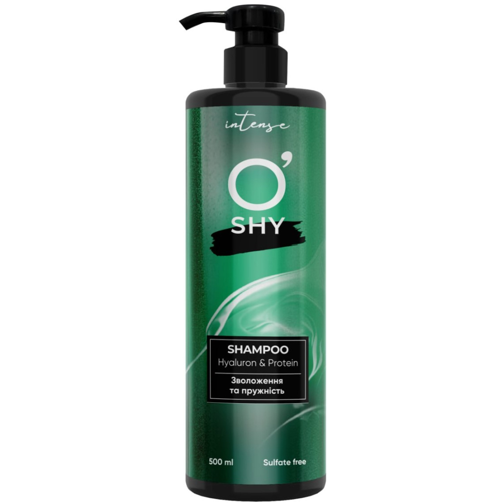 Шампунь O'Shy Intense Hyaluron & Protein Зволоження та пружність 500 мл (4820263232934) - зображення 1