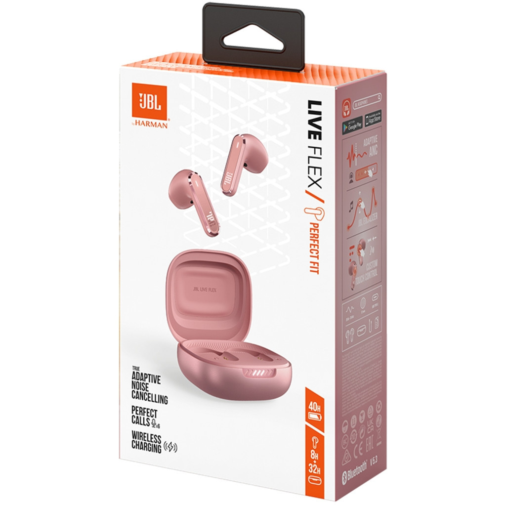 Навушники JBL Live Flex Rose (JBLLIVEFLEXROS) - зображення 11