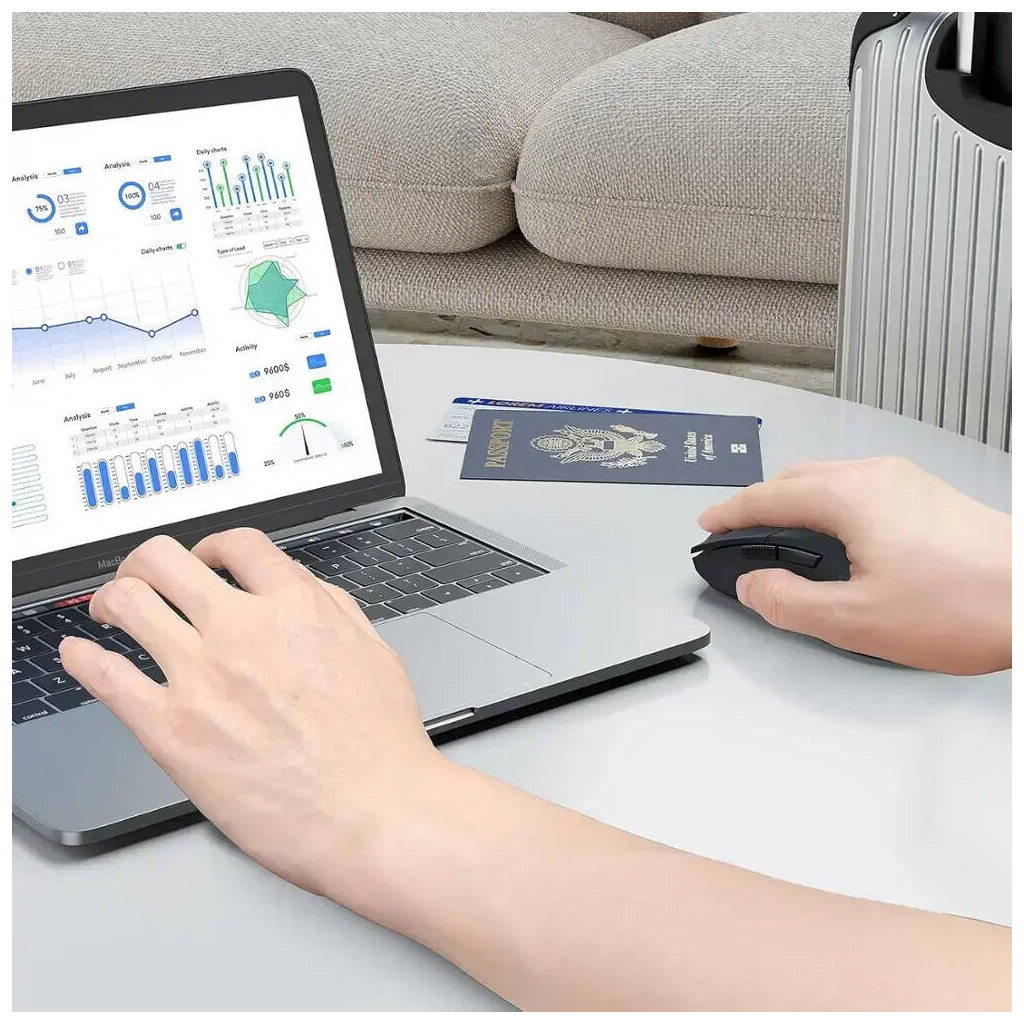 Мишка Redragon M917GB ST4R Pro Wireless/Bluetooth Black (72209) - зображення 9