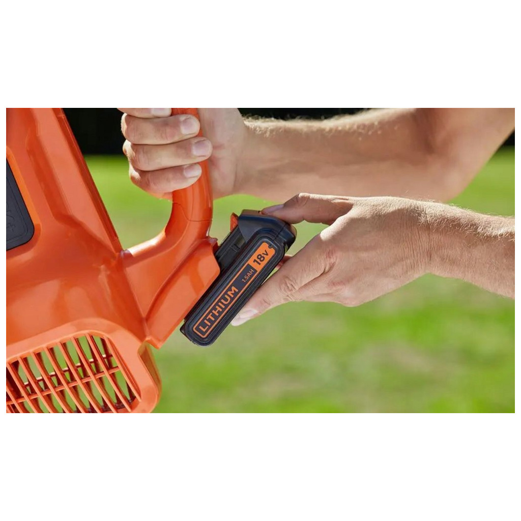Повітродувка Black&Decker акумуляторна, 18 В, 2 Ач (BCBL200L) - зображення 10