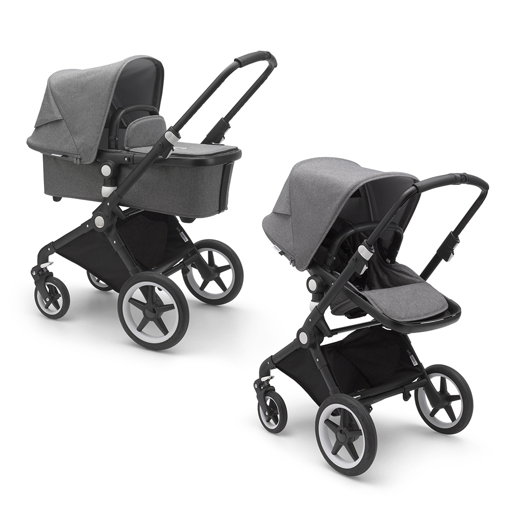 Коляска Bugaboo 2 в 1 Lynx Black/Grey Melange (230343GM01) - зображення 1