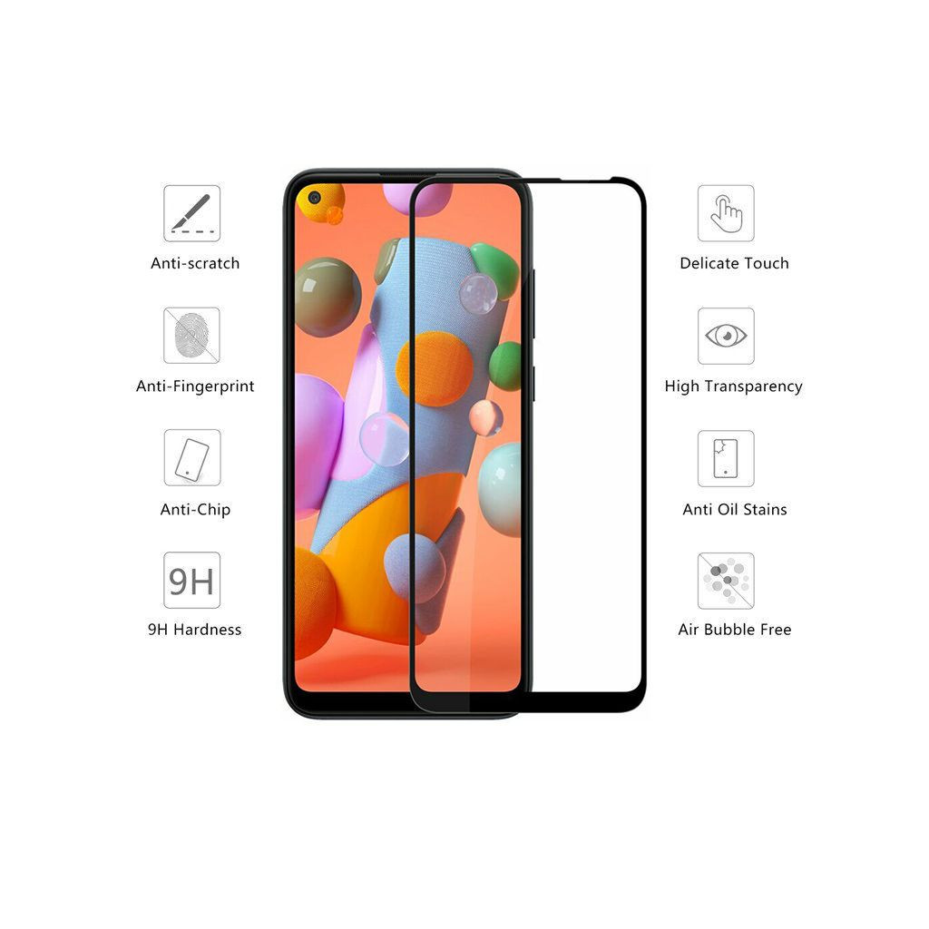 Скло захисне Drobak Samsung A11 (Black) (121276) (121276) - зображення 2