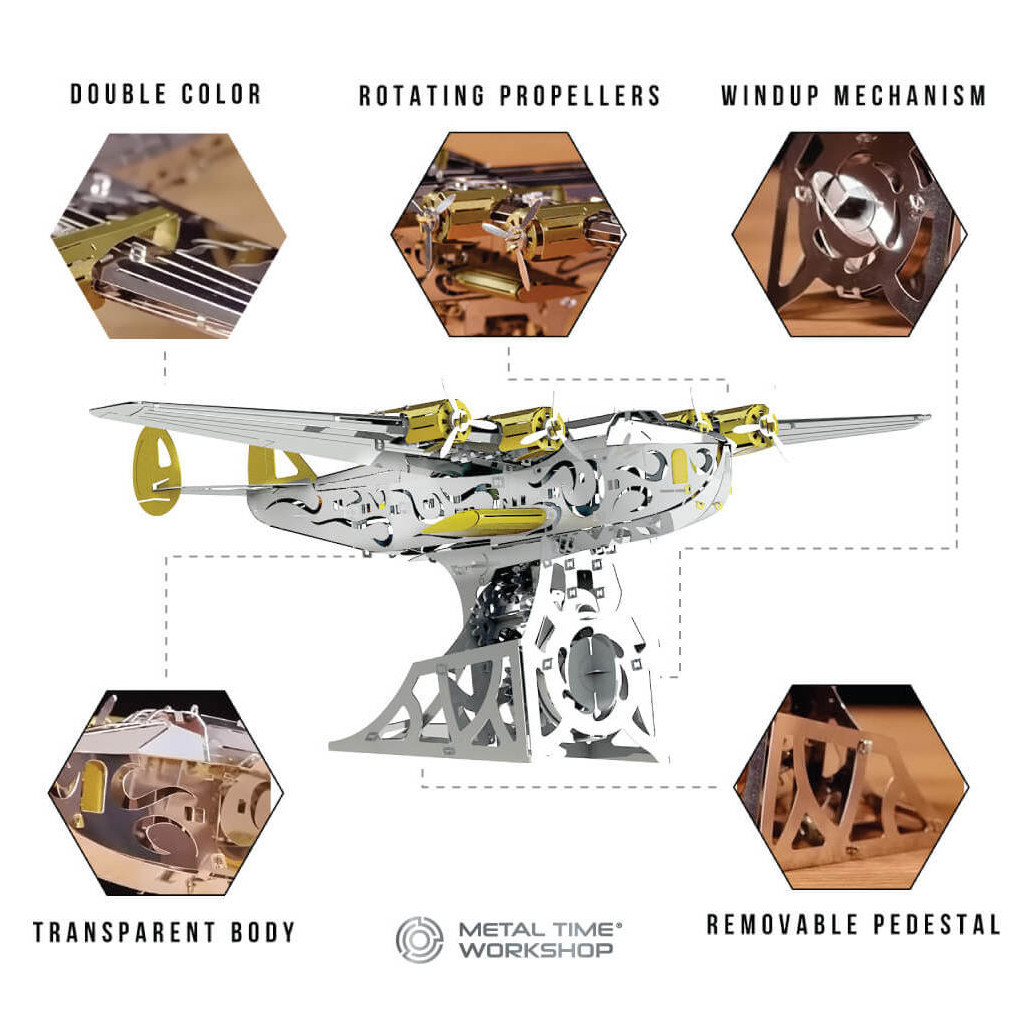 Конструктор Metal Time колекційна модель Splashing Dreamer (MT053) - зображення 3