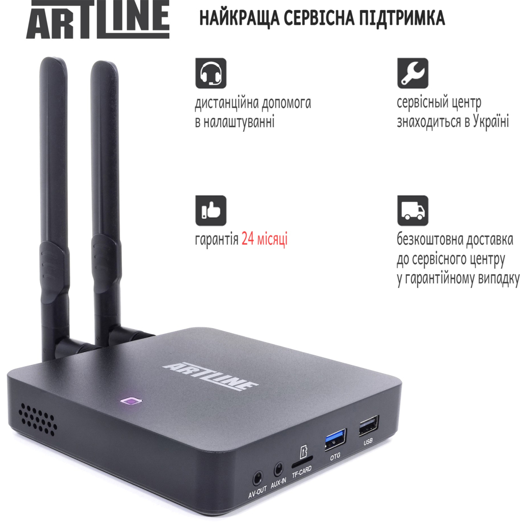 Медіаплеєр Artline TvBox KM6 (KM6) - зображення 9