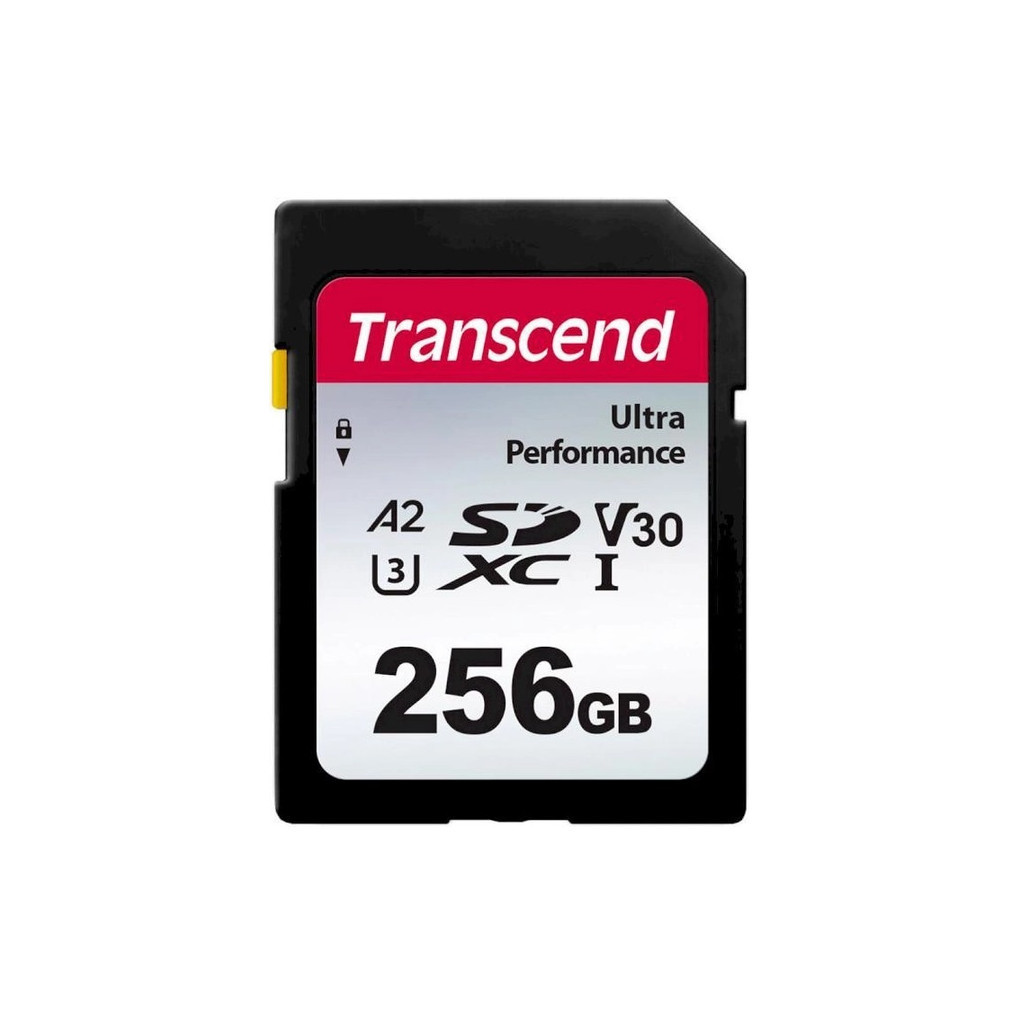 Карта пам'яті Transcend 256GB SD class 10 UHS-I U3 4K (TS256GSDC340S) - зображення 1