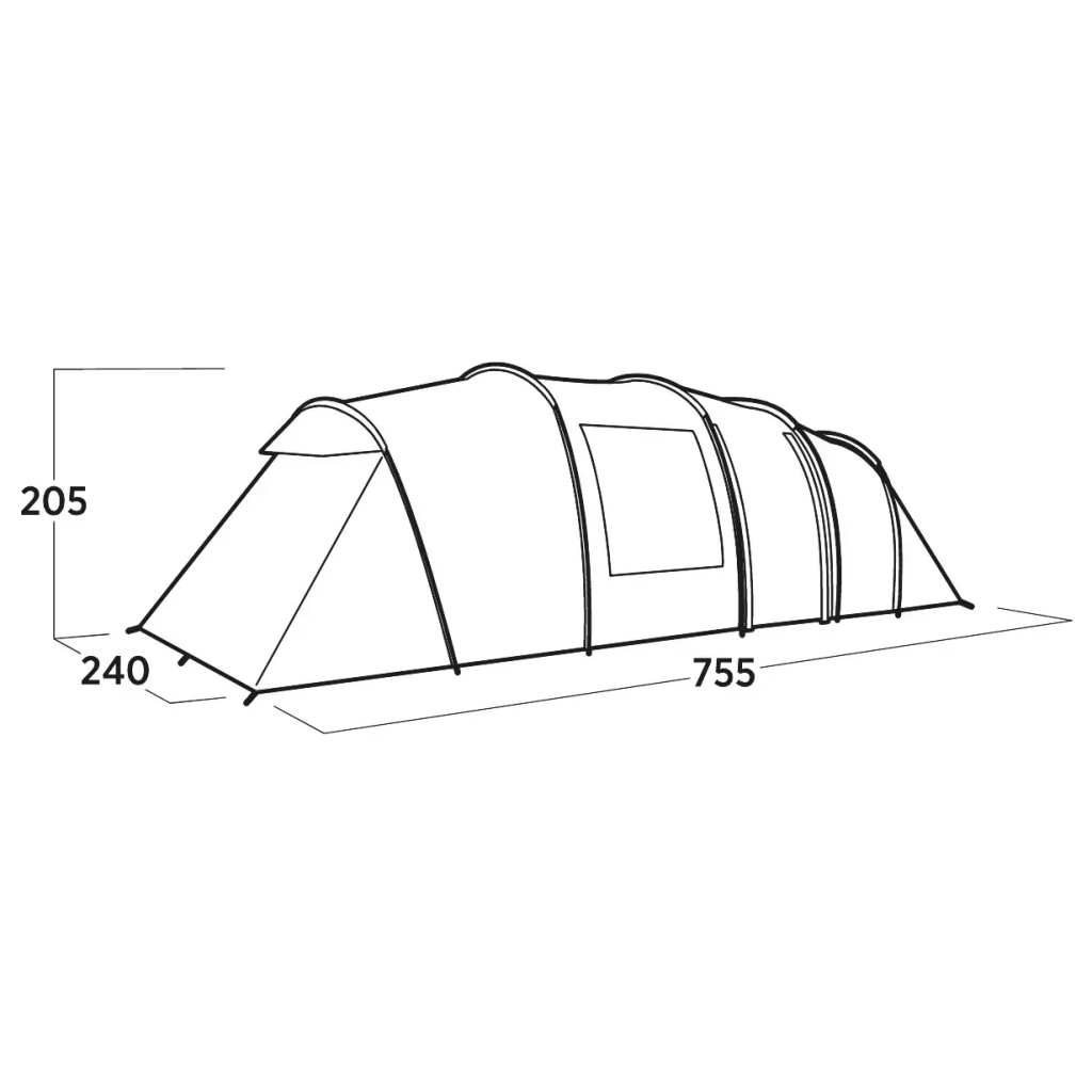 Намет Easy Camp Leka Twin 8 (120493) (931555) - зображення 5