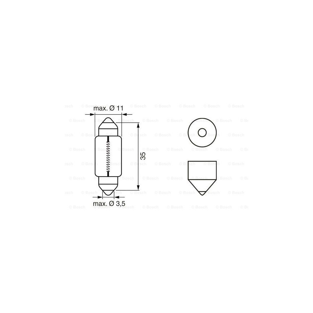 Автолампа Bosch 5W (1 987 302 211) - зображення 5